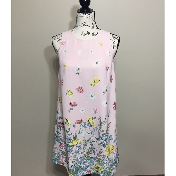 Loft • Spring • Pink • Flower • Dress - Picture 1 of 7